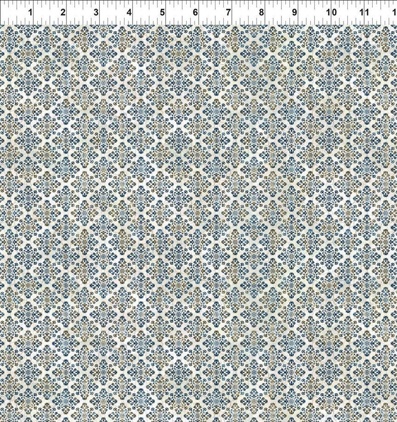 ITB Carpet Bag Romance Medallion - 8CBR-1 Blue - Cotton Fabric