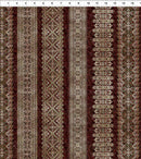 ITB Carpet Bag Romance Stripe - 4CBR-2 Red - Cotton Fabric