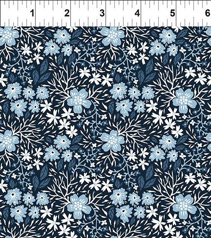 ITB Whimsey - 10WMS-1 Blue - Cotton Fabric