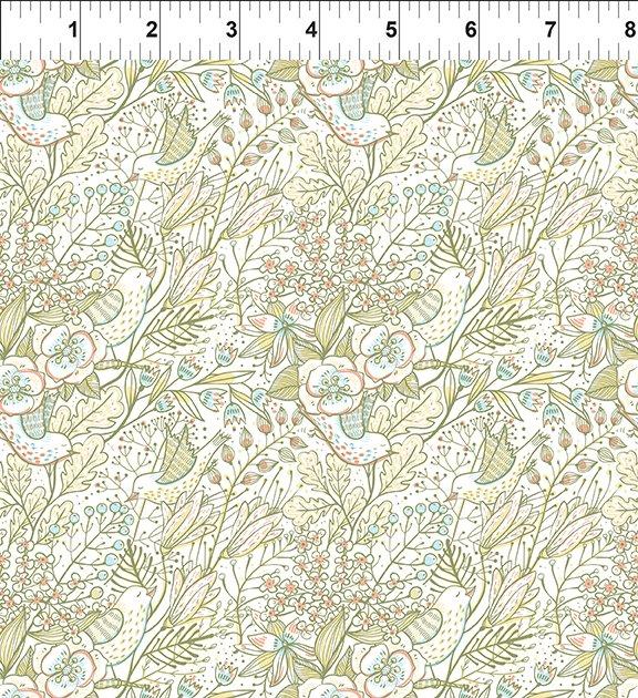 ITB Whimsey - 16WMS-1 Cream - Cotton Fabric