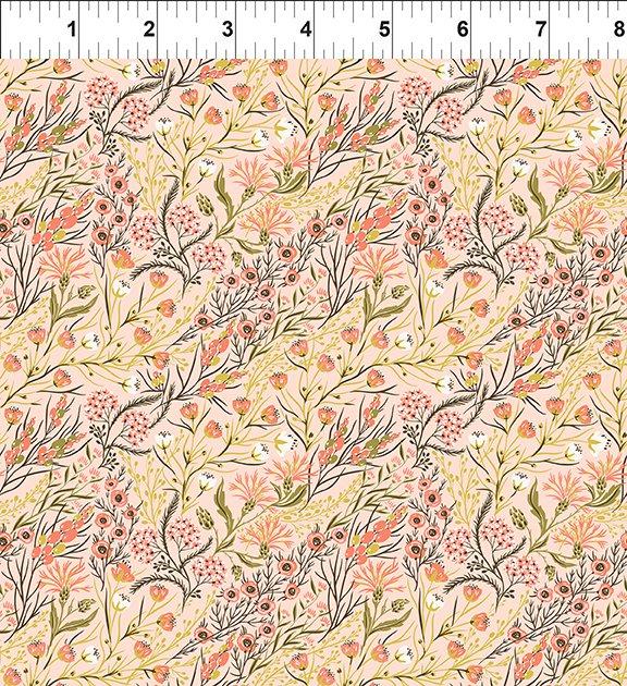 ITB Whimsey - 17WMS-1 Peach - Cotton Fabric