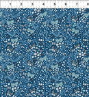 ITB Whimsey - 7WMS-1 Blue - Cotton Fabric