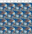 ITB Whimsey - 8WMS-1 Blue - Cotton Fabric