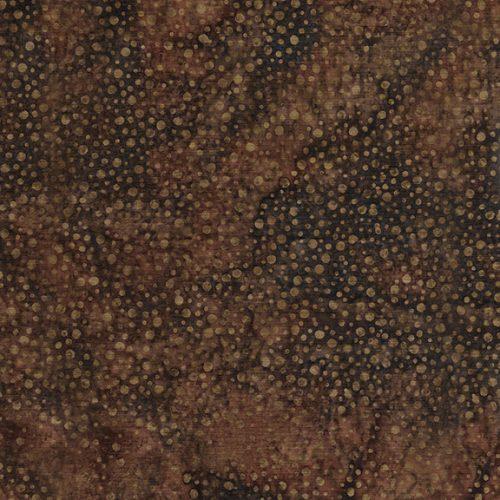 Island Batik Blenders Bubbles - BE32-F5 Coffee - Cotton Batik Fabric