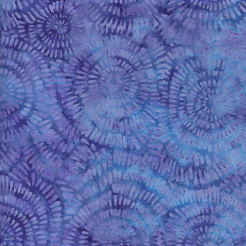 Island Batik Blenders Dandelion - BE22-A1 Wisteria - Cotton Batik Fabric