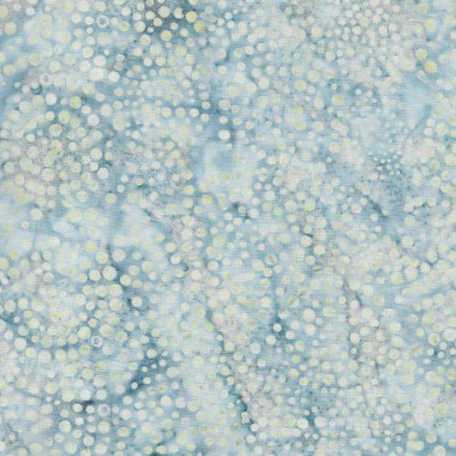 Island Batik Blenders Dot - BE34-E1 Sky - Cotton Batik Fabric