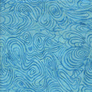 Island Batik Blenders Marble - BE24-D1 Aqua - Cotton Batik Fabric