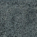 Island Batik Blenders Swirls - BE39-E1 Grey - Cotton Batik Fabric
