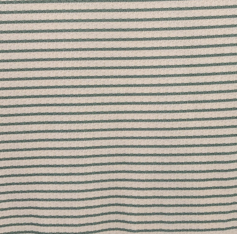 Knit Pucker Stripe - ET1021 Sage - Dress & Apparel Fabric