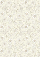 LI Botantical Oasis Passion Flower - A986A Cream - Cotton Fabric
