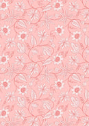 LI Botantical Oasis Passion Flower - A986B Pink - Cotton Fabric