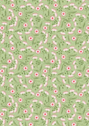 LI Botantical Oasis Tropical Flower - A984C Green - Cotton Fabric