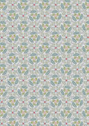 LI Celtic Christmas Festive Celtic Leaves - C133A Silver - Cotton Fabric