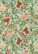 LI Celtic Christmas Highlands - C130B Festive Green - Cotton Fabric