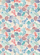 LI Seas The Day Seahorses & Shells - L3A - Cotton Fabric