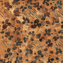 LUM Bloom Grove Floral Drift - 712524067 Brown Toast - Cotton Batik Fabric