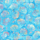 LUM Bloom Grove Floral Fan - 712526920 Teal Pool - Cotton Batik Fabric