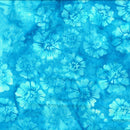 LUM Bloom Grove Floral Tossed - 712525940 Teal Surf - Cotton Batik Fabric
