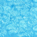 LUM Bloom Grove Large Scene - 712523915 Teal Sea Glass - Cotton Batik Fabric