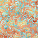 LUM Bloom Grove Spiral - 712528059 Brown Tumbleweed - Cotton Batik Fabric