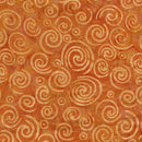 LUM Bloom Grove Spiral - 712528265 Gold Acorn - Cotton Batik Fabric