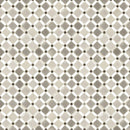 LUM Botanical Sketchbook Star Grid - 115-021-007 Cream/Taupe - Cotton Fabric