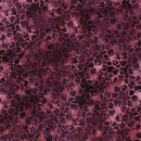 LUM Cherry Blossom Large Blossoms - 812501-390 Red Burgundy - Cotton Batik Fabric