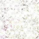 LUM Cherry Blossom Tossed Blossoms - 812503-012 Neutral Glaze - Cotton Batik Fabric
