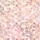 LUM Cherry Blossom Tossed Blossoms - 812503-868 Grey Purple White - Cotton Batik Fabric