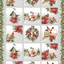 LUM Feathered Festivities Craft Panel - 120-002-736 Multi - Cotton Fabric