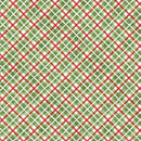 LUM Feathered Festivities Plaid - 120-012-603 Green - Cotton Fabric
