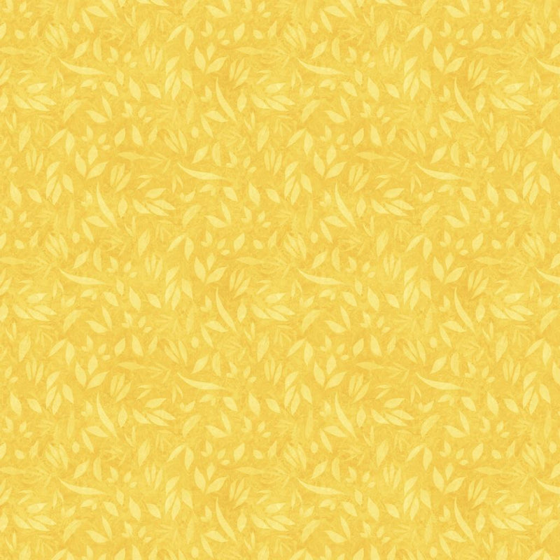 LUM Foliage - 110002-220 Yellow - Cotton Fabric