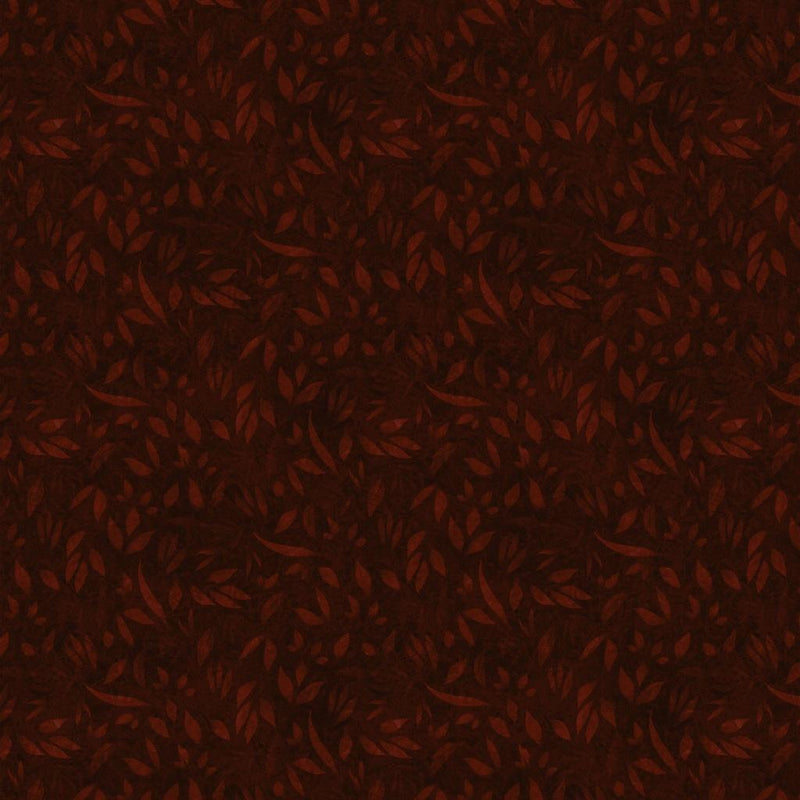 LUM Foliage - 110002-395 Burgundy - Cotton Fabric