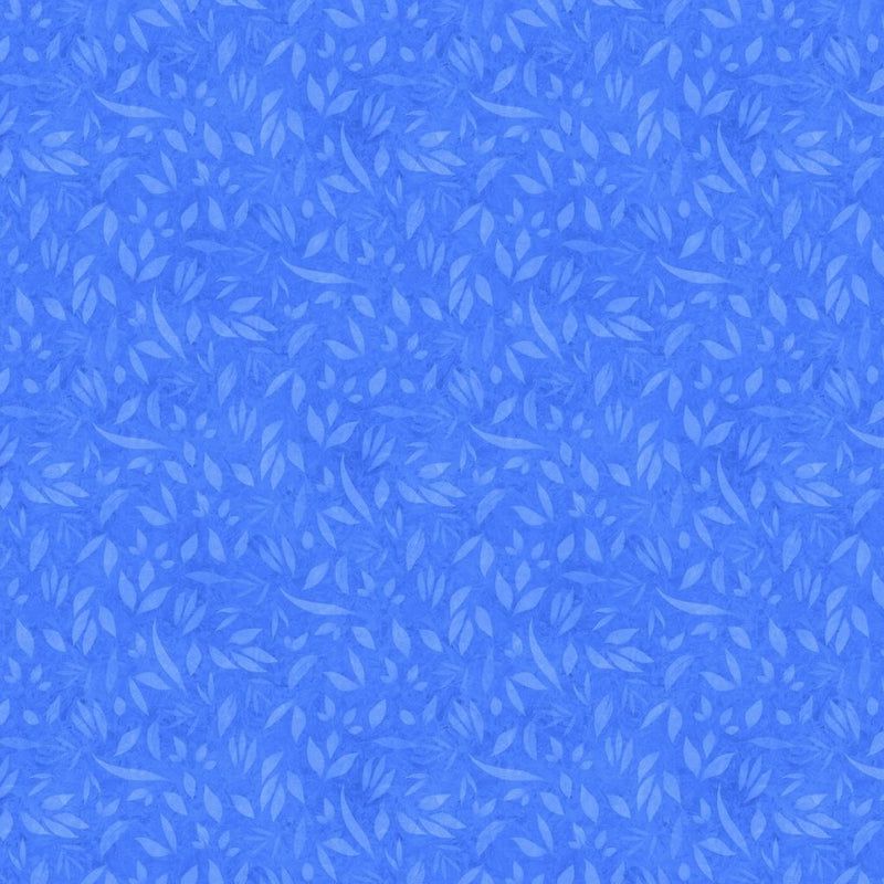 LUM Foliage - 110002-545 Royal - Cotton Fabric