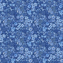 LUM Indigo Lane Floral Field - 160-005-550 Indigo - Cotton Fabric