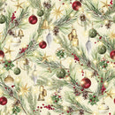 LUM Merry & Bright Joy of the Season - 130-017-026 Cream - Cotton Fabric