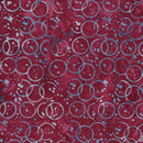 LUM Missing You Ink Splat - 522504190 Pomegranate - Cotton Batik Fabric