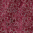 LUM Missing You Ink Splat - 522504384 Red Mulberry - Cotton Batik Fabric