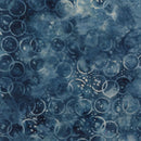 LUM Missing You Ink Splat - 522504565 Blue Denim - Cotton Batik Fabric