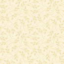 LUM Monarch Meadow Tonal Leaves - 100-032-025 Cream - Cotton Fabric