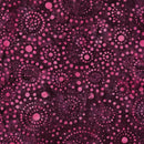 LUM Pop Dots Dots And Swirls - 122556390 Red Burgundy - Cotton Batik Fabric