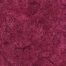 LUM Pop Dots Floral Dots - 122562375 Red Cranberry - Cotton Batik Fabric