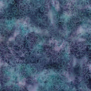 LUM Pop Dots Floral Dots - 122562877 Multi Turquoise Purple - Cotton Batik Fabric