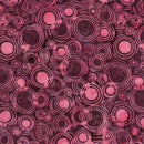 LUM Pop Dots Large Dots - 122555390 Red Burgundy - Cotton Batik Fabric