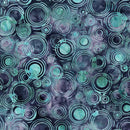 LUM Pop Dots Large Dots - 122555828 Multi Blue Purple - Cotton Batik Fabric