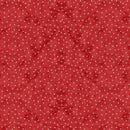 LUM Snowy Greetings Dots - 105-038-355 Red - Cotton Fabric