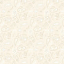 LUM Stripes And Stars Paisley - 140007-025 Cream - Cotton Fabric