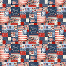 LUM Stripes And Stars Sampler - 140003-817 Multi - Cotton Fabric