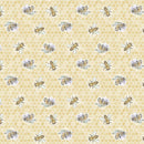 LUM Sweet Honey Bee Bees - 115-009-227 Yellow - Cotton Fabric