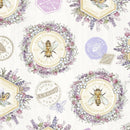 LUM Sweet Honey Bee Medallions - 115-003-024 Multi - Cotton Fabric